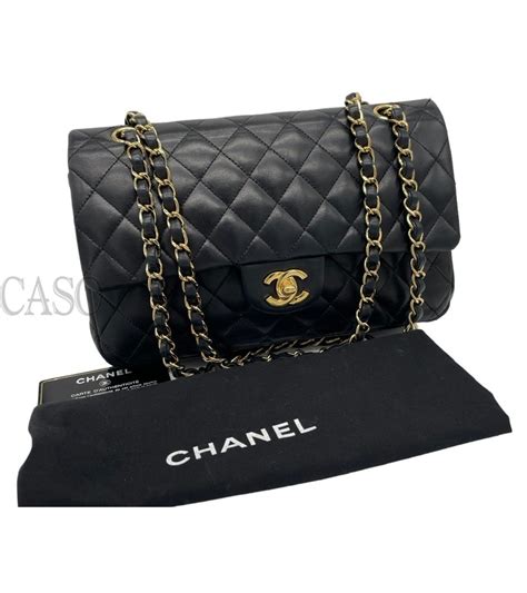 borsa chanel 3500|Borsa classica mini, Pelle di agnello & metallo effetto dorato.